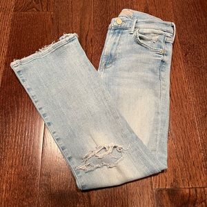 🌟Mother Outsider Ankle Chew Jean